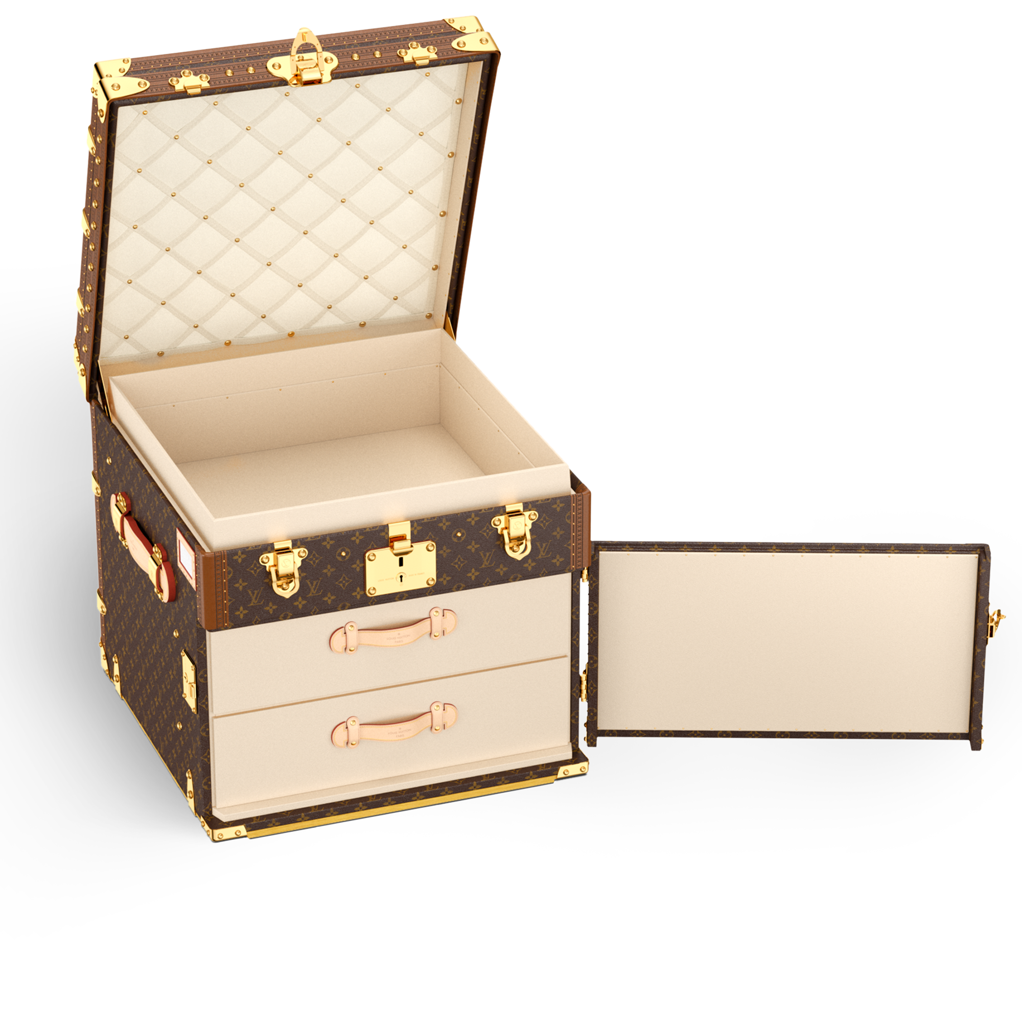 Baú Courrier Lozine Carré Droite Monogram - Baús e Caixas | LOUIS